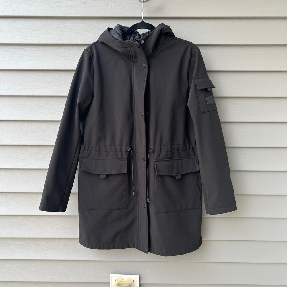 Lauren Ralph Lauren Utility Hooded Jacket Women’s Medium Black